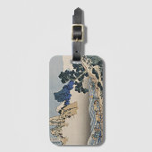 身延川北斎から富士山の裏側 ラゲッジタグ (正面縦)