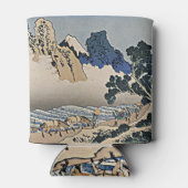 身延川北斎から富士山の裏側 缶クーラー (裏面)