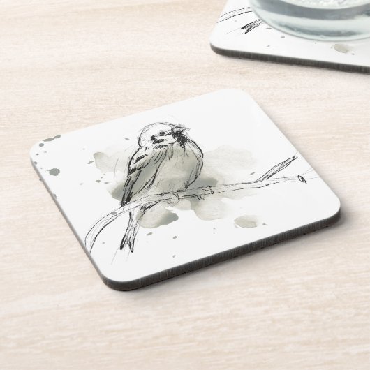 身振り鳥勉強 コースター (左側)