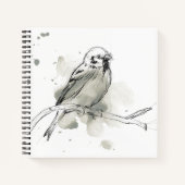 身振り鳥勉強 ノートブック (正面)