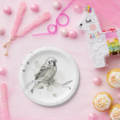 身振り鳥勉強 ペーパープレート (パーティー)