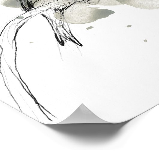 身振り鳥勉強 ポスター (角)