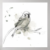 身振り鳥勉強 ポスター (正面)