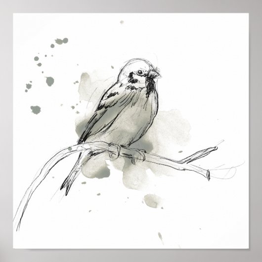 身振り鳥勉強 ポスター (正面)