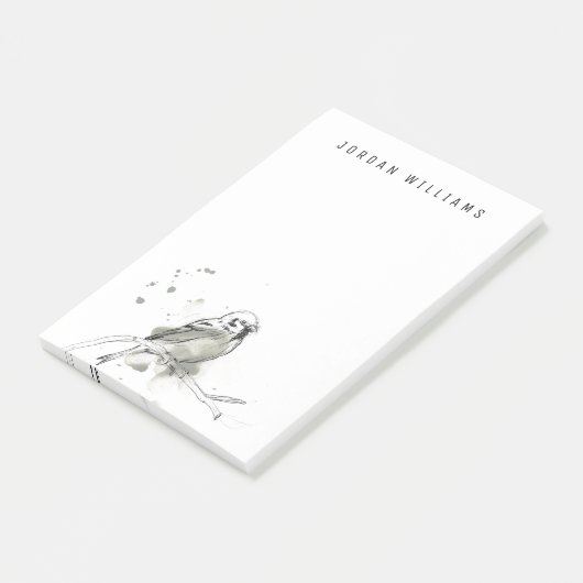 身振り鳥勉強 ポストイット (アングル)