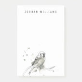 身振り鳥勉強 ポストイット (正面)