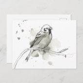 身振り鳥勉強 ポストカード (正面/裏面)