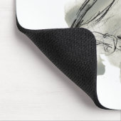 身振り鳥勉強 マウスパッド (コーナー)