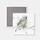 身振り鳥勉強 マグネット (正面/裏面)