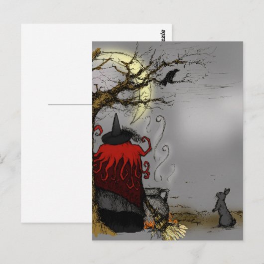 身近なハロウィン ポストカード (正面/裏面)