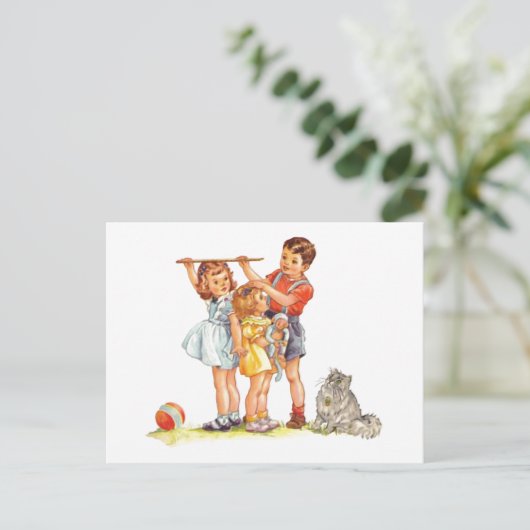 「身長はどれくらい？」 ポストカード (スタンド正面)