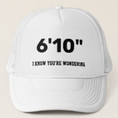 身長は？トラック帽 キャップ (正面)