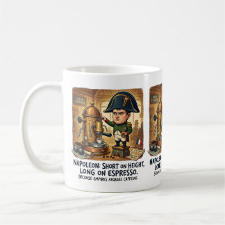 身長不足のナポレオン・コーヒーの似顔絵 コーヒーマグカップ