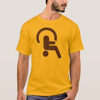 身障者おもしろい向け身障者シャツ Tシャツ