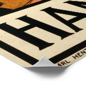 身障者ヴィンテージ参政権プロパガンダ ポスター (角)