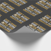 車いすおもしろいのユーモア嫌みのハンディキャップ ラッピングペーパー (角)