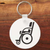 車いすアイコンキーチェーン キーホルダー (正面)