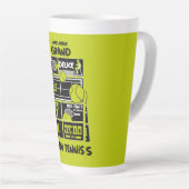 車いすテニス選手 カフェラテマグ (右アングル)