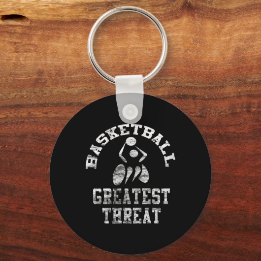 車いすバスケ素晴らしットの脅威 キーホルダー (正面)