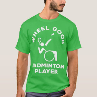 車いすバドミントンホイールグッドバリアブルバドミントン Tシャツ
