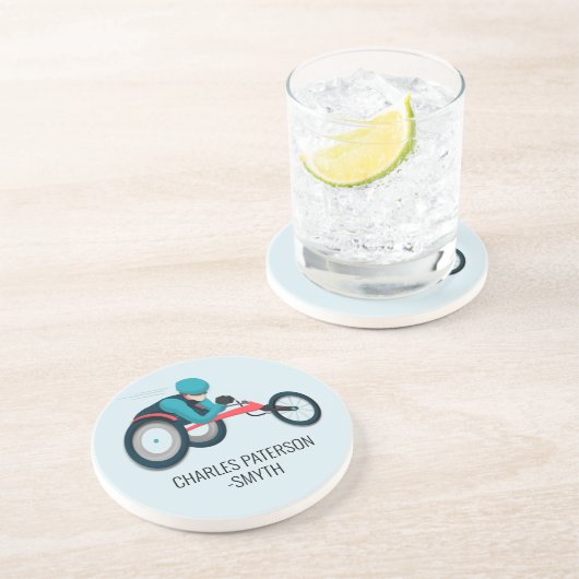 車いすレース コースター (側面)