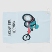 車いすレース ゴルフタオル (横)