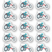 車いすレース シール (正面)