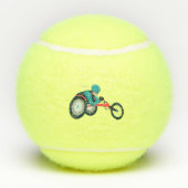 車いすレース テニスボール (裏面)