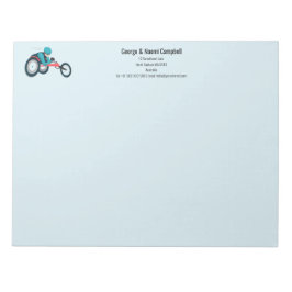 車いすレース ノートパッド