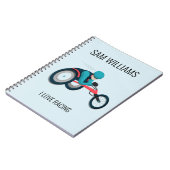 車いすレース ノートブック (左側)