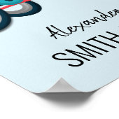 車いすレース ポスター (角)