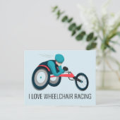 車いすレース ポストカード (スタンド正面)