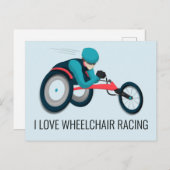 車いすレース ポストカード (正面/裏面)