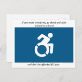 車いすレース ポストカード (正面/裏面)