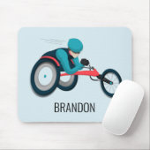 車いすレース マウスパッド (マウス)