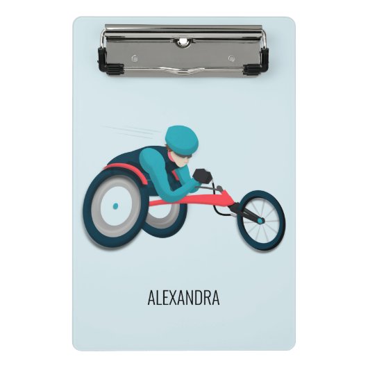 車いすレース ミニクリップボード (正面)