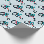車いすレース ラッピングペーパー (角)