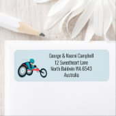 車いすレース ラベル (インサイチュ)