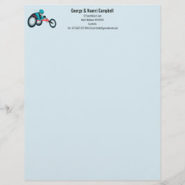 車いすレース レターヘッド