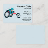 車いすレース 名刺 (正面/裏面)