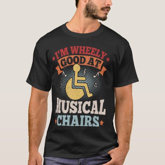車いす使用者PunハンディミュージカルChai Tシャツ (正面)