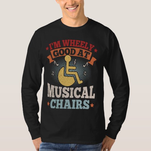 車いす使用者PunハンディミュージカルChai Tシャツ (正面)