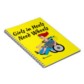 車いす女の子がノートに赤転が頭を付け ノートブック (右側)