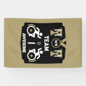 車いす用の壁掛けスポーツウェア 横断幕 (横)