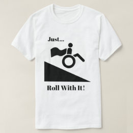 車いす転がの持ち! Tシャツ