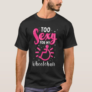 車いす障害少女レッグアンプティー Tシャツ