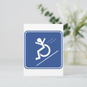 車いす！ ポストカード (スタンド正面)