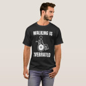 車いすI歩くはI車いす Tシャツ (正面フル)