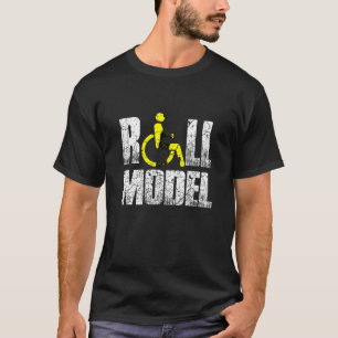 車おもしろいいすユーモア障害ハンディキャップTシャツ Tシャツ