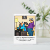 "車おもしろいに鍵"ポストカード"斑点" ポストカード (スタンド正面)